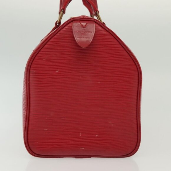 LOUIS VUITTON Epi Speedy 25 Hand Bag Castilian Red - Picture 6 of 16